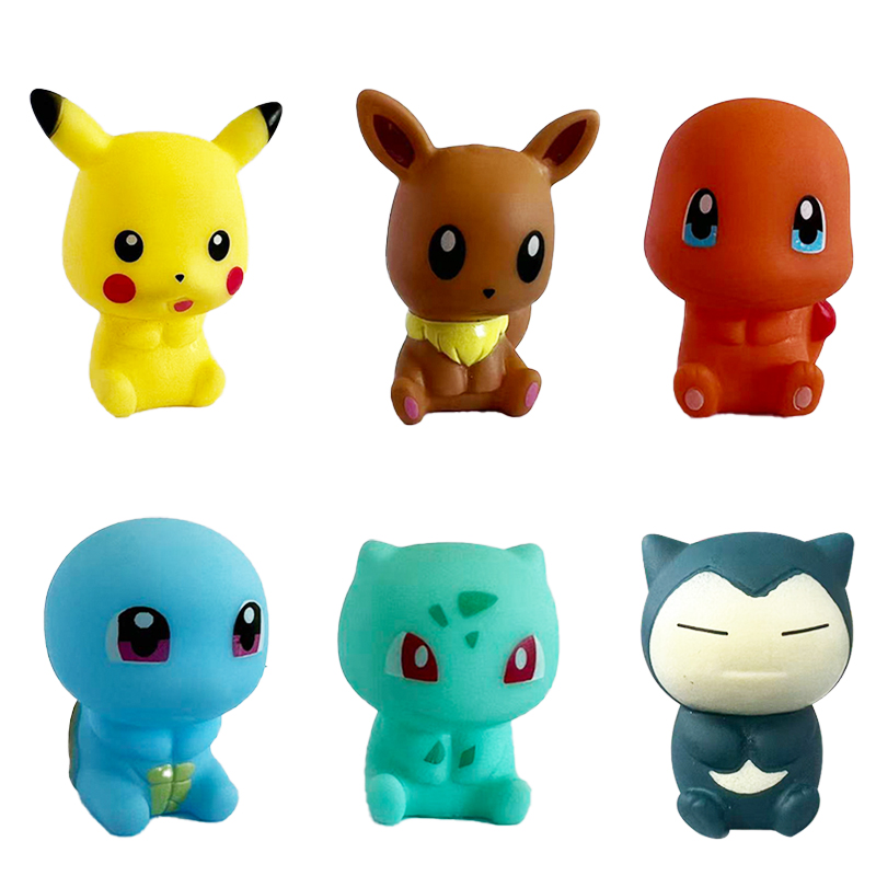 Baby Products Japan - 6 Stuks Pokemon Bad Speelgoed Pikachu