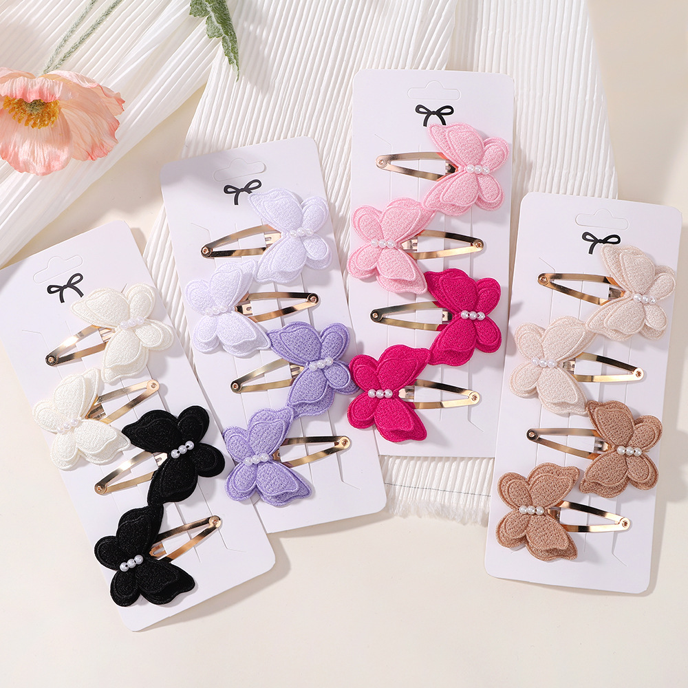 Baby Products Set - 4 stks/set Vlinder Haar Clip Set