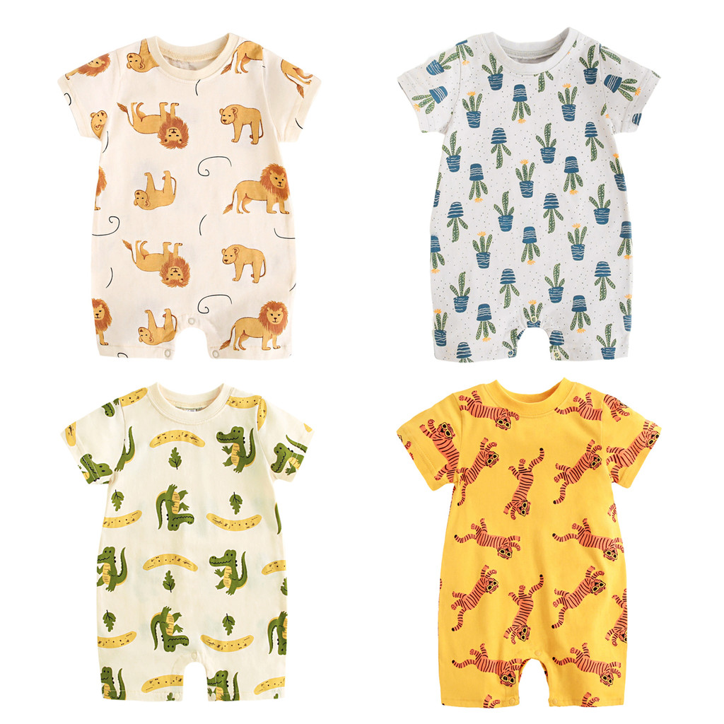 Baby Products On Sale - Zomerbaby's korte mouw jumpsuits baby jongens