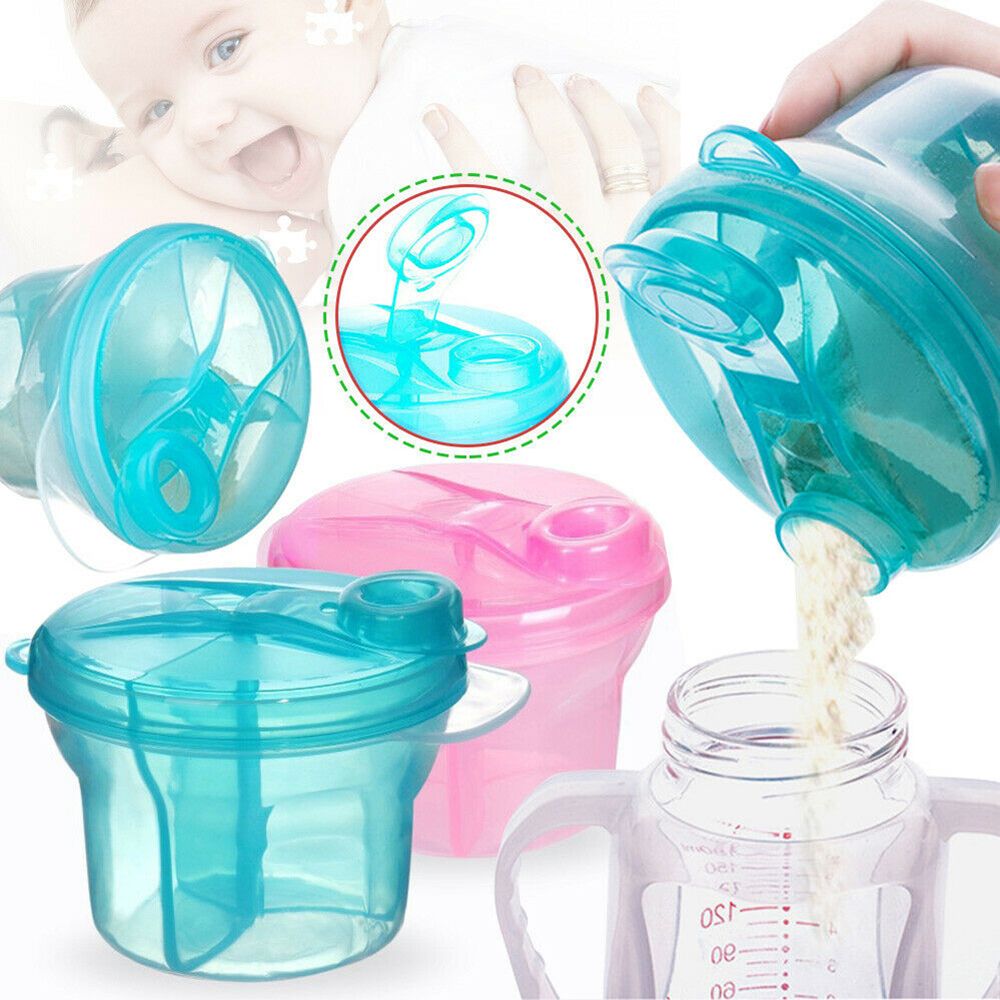 Baby Food Storage Jar - 3-dosis formule container van babymelkpoeder dispenser