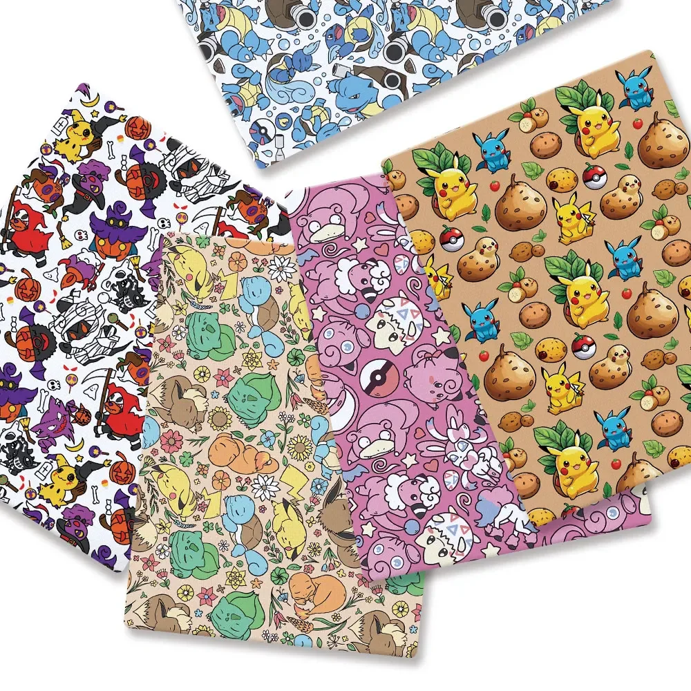 Baby Products Japan - Pokemon Cartoon Fabric140*50cm Handgemaakte Naaien Patchwork