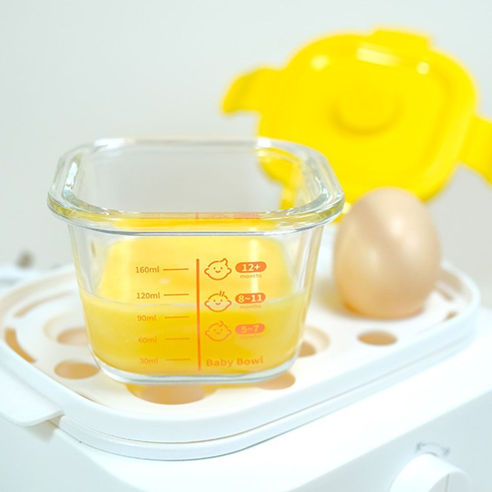 Baby Food Storage Jar - Nieuwe 170ml voedselbewaarbox, diepvriesbestendig glazen babyvoedselbeker,