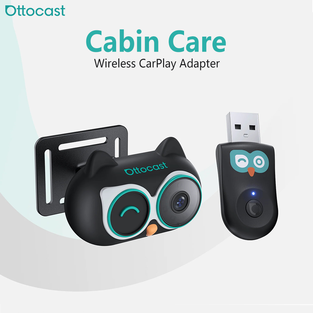 Wireless Baby Monitor - Ottocast Cabine Care Draadloze CarPlay Adapter