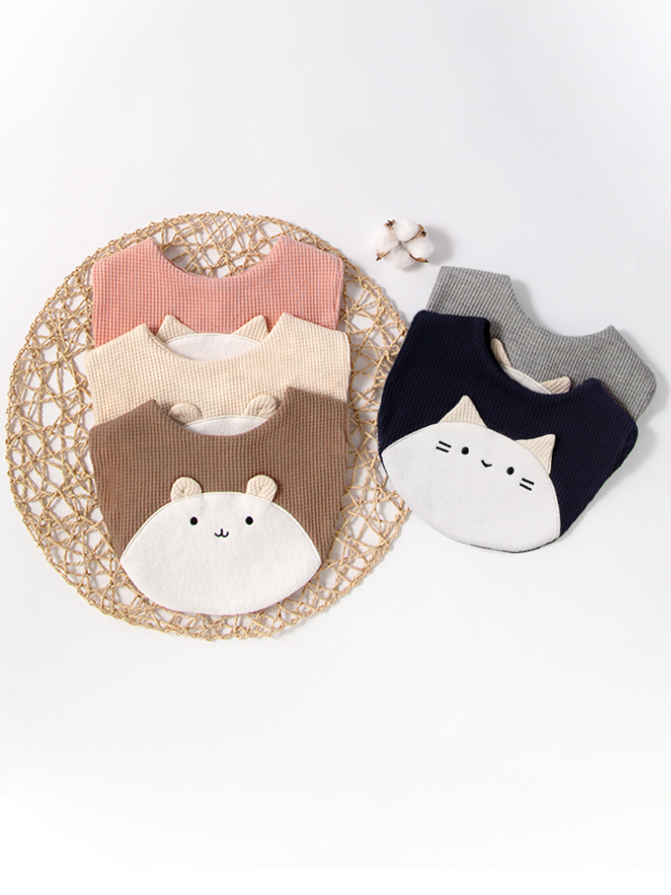 Baby Products Dropshipping - 2 stks slabbetje kitten teddybeer slabbetje