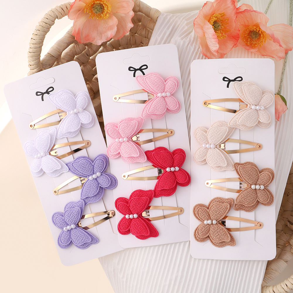4 stks/set Vlinder Haar Clip S - Baby Products Set recensie en prijs