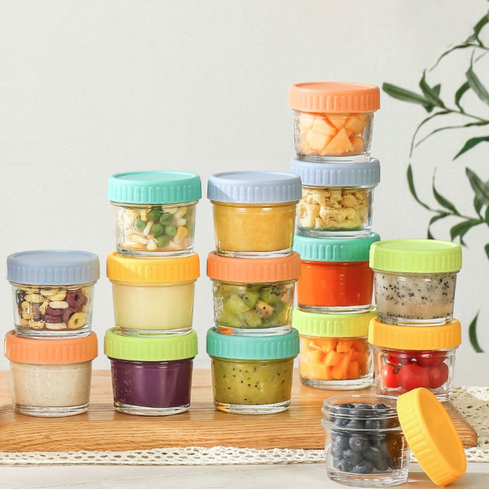 6 stuks glazen babyvoedingpot  - Baby Food Storage Jar recensie en prijs