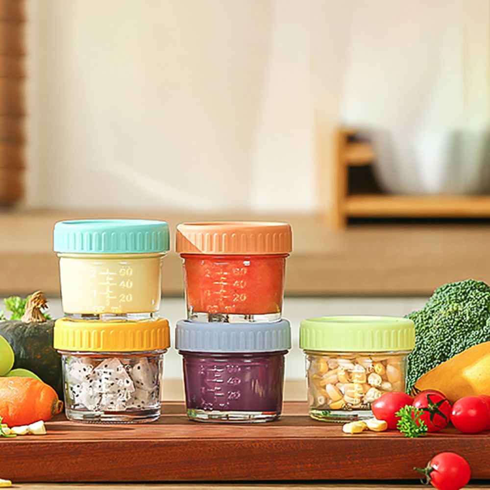 6 stuks glazen babyvoedingpot  - Baby Food Storage Jar recensie en prijs