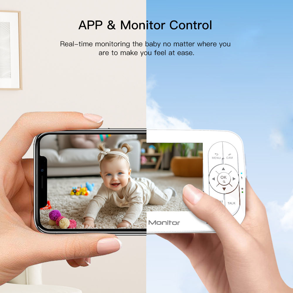 5Inch 2MP 1080P APP Afstandsbe - Wireless Baby Monitor recensie en prijs