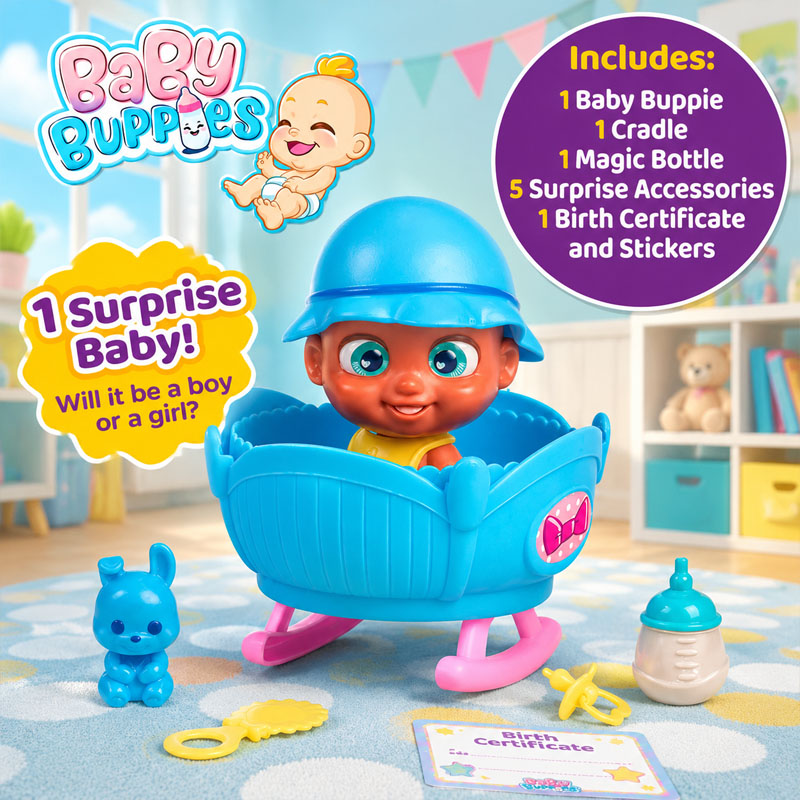 Baby Buppies pop en wiegset me - Baby Products For Face recensie en prijs