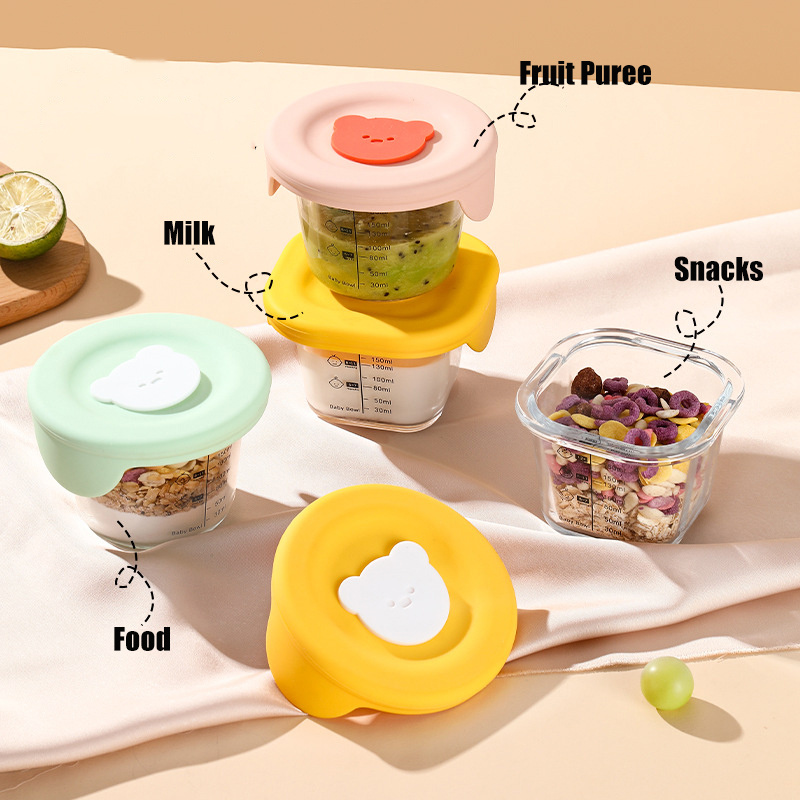 180ml Glazen Babyvoeding Opsla - Baby Food Storage Jar recensie en prijs